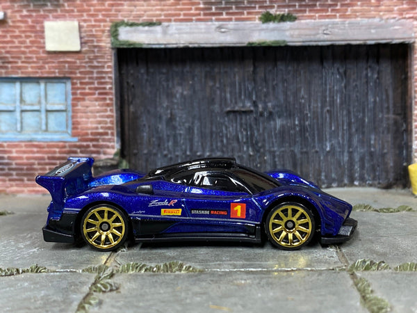 Loose Hot Wheels - Pagani Zonda R - Dark Blue