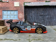 Loose Hot Wheels - 2015 Mazda MX-5 Miata - Satin Black, Red and White 27