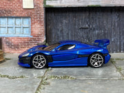 Loose Hot Wheels - Rimac Nevera - Blue — view 3