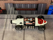 Loose Hot Wheels - Lakester - White and Black Boris — view 2