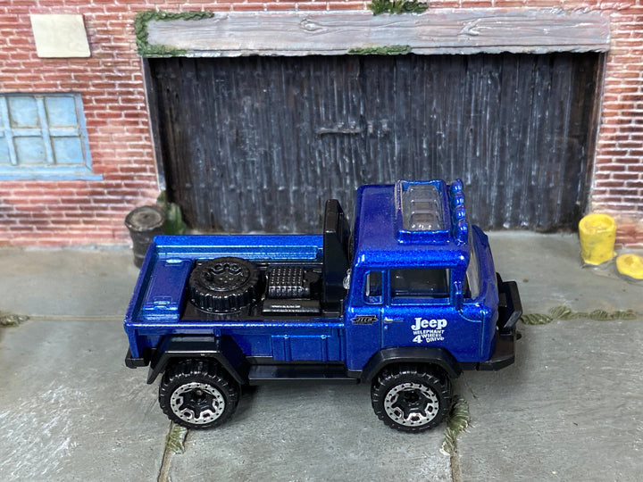 Loose Hot Wheels - 1957 Jeep FC - Blue — view 2