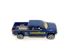 Loose Hot Wheels - 2009 Ford F150 - Blue and Yellow Goodyear Livery — view 2