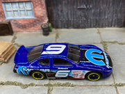 Loose Hot Wheels - Dodge 2012 NASCAR - Blue MOPAR 6 — view 2