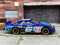 Loose Hot Wheels - Dodge 2012 NASCAR - Blue MOPAR 6 — view 3