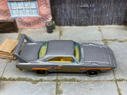 Loose Hot Wheels Plymouth Superbird - Satin Gray & Gold — view 2