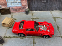 Loose Hot Wheels - 1970 Pontiac Firebird - Red — view 2