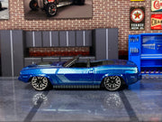 Loose Hot Wheels - 1970 Plymouth Barracuda - Blue — view 3