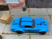 Loose Hot Wheels - Nissan Fairlady 2000 - Blue and Black — view 2