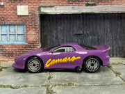 Loose Hot Wheels 1992 - Chevrolet Camaro Z-28 Stock Car - Purple — view 3