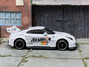 Loose Hot Wheels - Nissan 35GT-RR LB Silhouette WORKS gt - white hot wheels — view 3