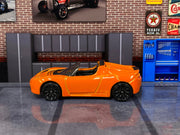 Loose Hot Wheels - Tesla Roadster - Orange — view 3