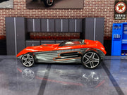 Loose Hot Wheels - Shredded - Red and Silver — view 3