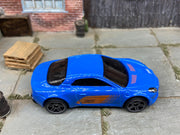 Loose Hot Wheels Alpine A110 Dressed in Blue and Orange #36 — view 2