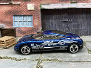 Loose Hot Wheels - Chrysler Thunderbolt - Blue — view 3
