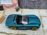 Loose Hot Wheels - 2013 Dodge Viper - Teal — view 2