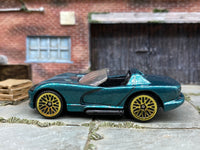 Loose Hot Wheels - 2013 Dodge Viper - Teal — view 3