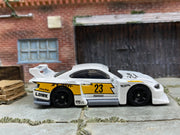 Loose Hot Wheels - LB Super Silhouette Nissan Silvia S15 - White and Yellow LBWK — view 3