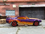 Loose Hot Wheels: 1971 Ford Mustang Drag Car - Purple — view 3