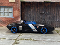 Loose Hot Wheels - 1962 Ford Mustang Concept - Black and White — view 3