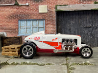Loose Hot Wheels - Max Steel Hot Rod - So Cal White and Red — view 3
