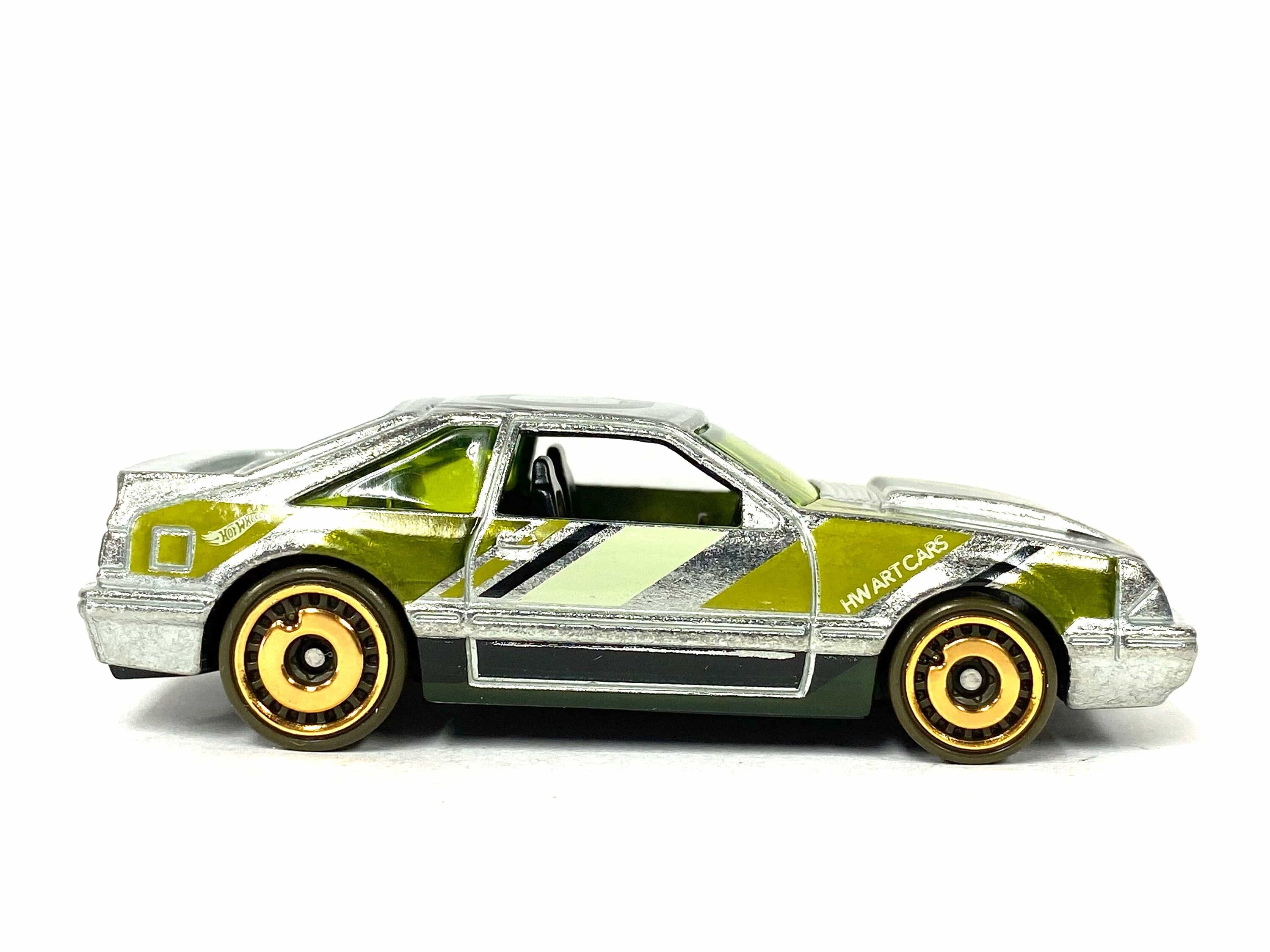 Hot Wheels 1992 Ford Mustang Fox Body — ZAMAC, Green | Muncle Mikes