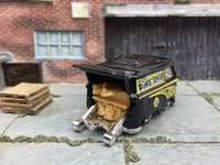 Loose Hot Wheels - VW Volkswagen Kool Kombi - Black and Yellow — view 2