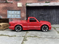 Loose Hot Wheels - 1991 GMC Syclone Pick Up Truck - Red