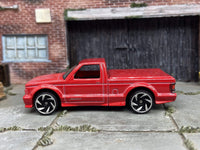 Loose Hot Wheels - 1991 GMC Syclone Pick Up Truck - Red — view 3