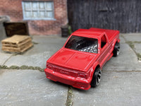 Loose Hot Wheels - 1991 GMC Syclone Pick Up Truck - Red — view 4