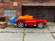 Loose Hot Wheels - Bricking Speed - Red, Blue and Orange — view 3