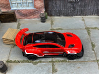 Loose Hot Wheels - Ford Mustang Mach-E 1400 - Red, Black and White Race Livery — view 2