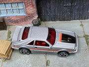 Loose Hot Wheels - 1984 Ford Mustang SVO - Silver and Black — view 2