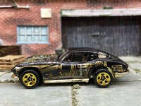 Loose Hot Wheels - 1963 Chevy Corvette - Black and Gold