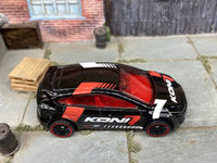 Loose Hot Wheels - Ford Focus RS - Koni Black Livery — view 2