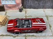 Loose Hot Wheels - Triumph TR6 - Dark Red and White 54 — view 2