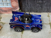 Loose Hot Wheels - Batman Batmobile 60's TV Series Car TOON'D - Blue