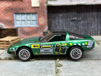 Loose Hot Wheels 1980 Chevy Corvette 80's Corvette Dressed in Green — view 3
