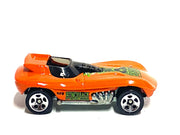 Loose Hot Wheels - Cat-A-Pult - Orange and Green Hunchback — view 3