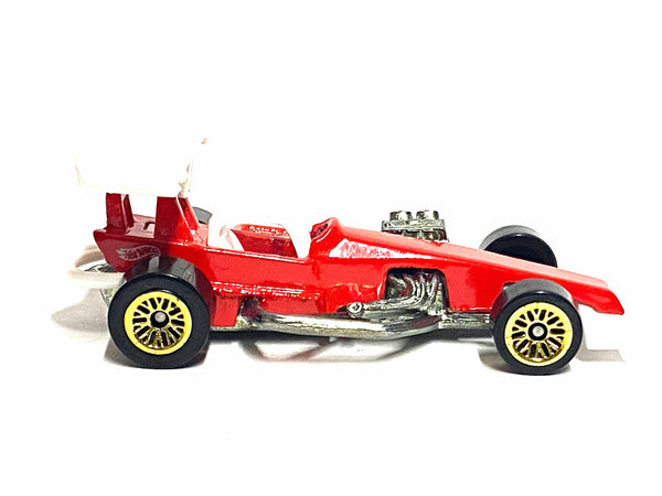 Loose Hot Wheels - Super Modified Track Racer - Red and White
