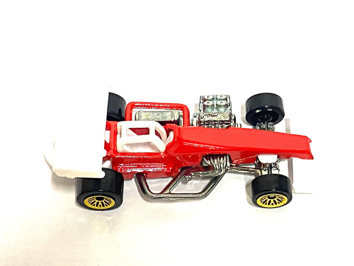 Loose Hot Wheels - Super Modified Track Racer - Red and White — view 2