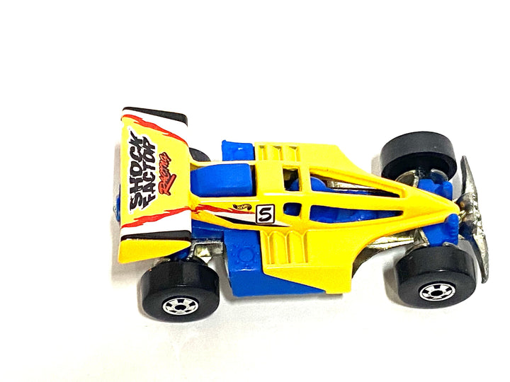 Loose Hot Wheels - Shock Factor Dune Buggy - Yellow and Blue — view 2
