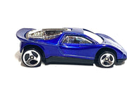 Loose Hot Wheels - Blue Streak - Blue and Chrome — view 3