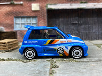 Loose Hot Wheels - 1985 Honda City Turbo II - Blue — view 3