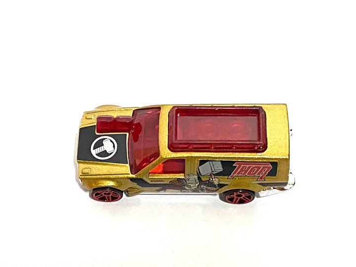 Loose Hot Wheels - Time Shifter - Gold and Black Thor — view 2
