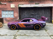 Loose Hot Wheels - Dodge Challenger Drift Car - Purple — view 3