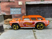 Loose Hot Wheels '55 Chevy Nomad – Orange & White Livery