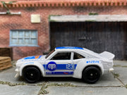 Loose Hot Wheels - Mazda RX-3 - White and Blue — view 3