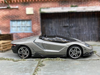Loose Hot Wheels - 2016 Lamborghini Centenario Roadster - Silver