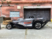 Loose Hot Wheels Super Comp Dragster Dressed in Silver — view 3