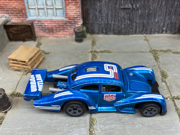Hot Wheels VW Kafer Racer: Urban Outlaw Blue Livery — view 2